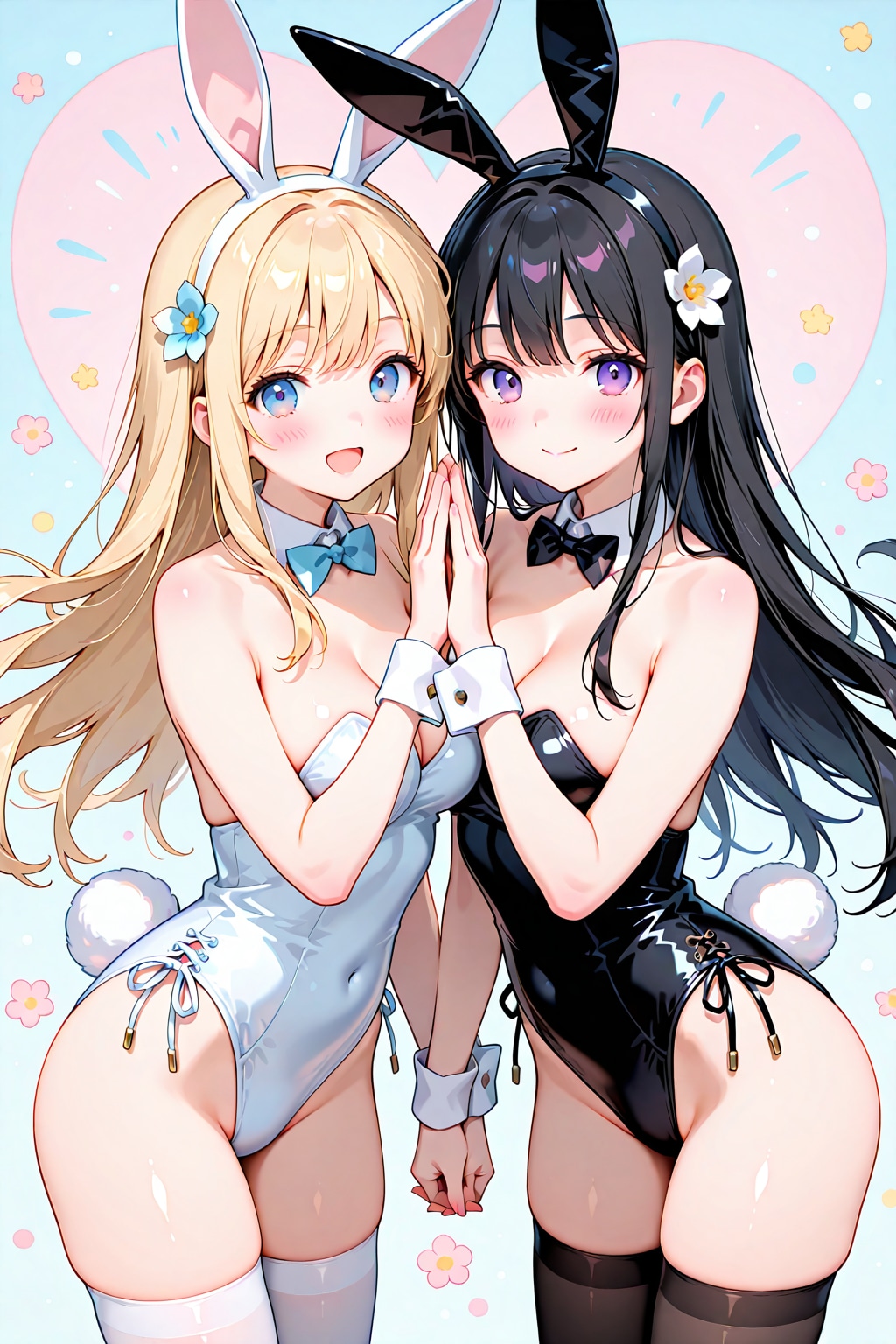 うさブラックとうさホワイト 03