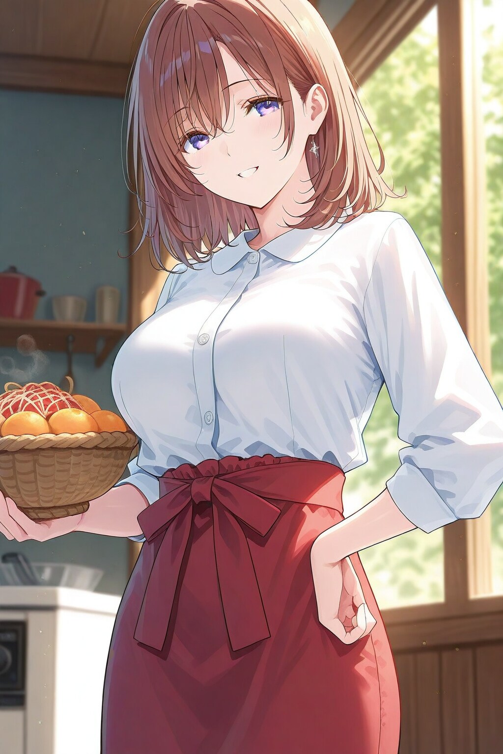 前掛けエプロン