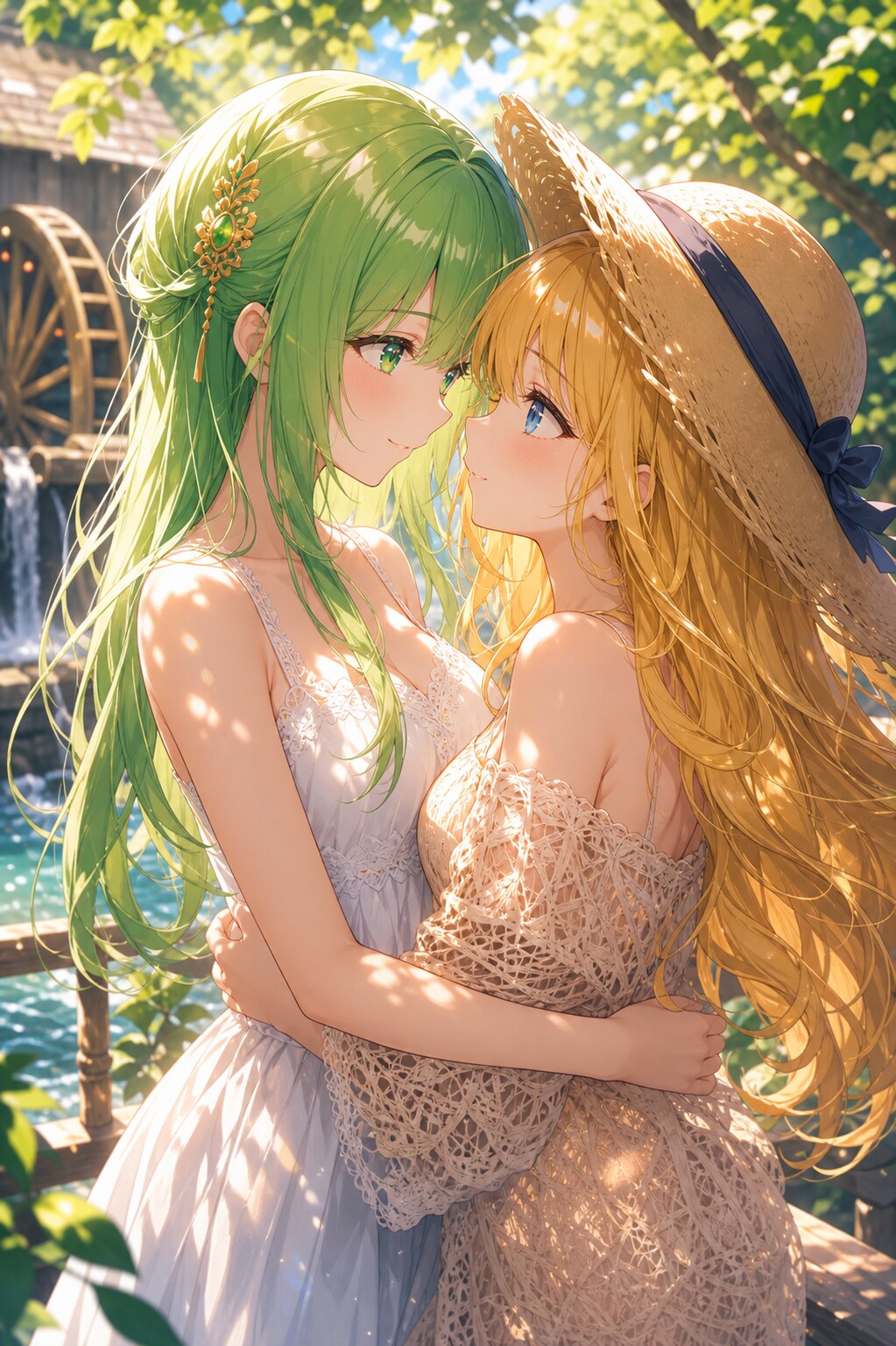 昼下がりの二人（EMERALDちゃん、GARLANDちゃん）