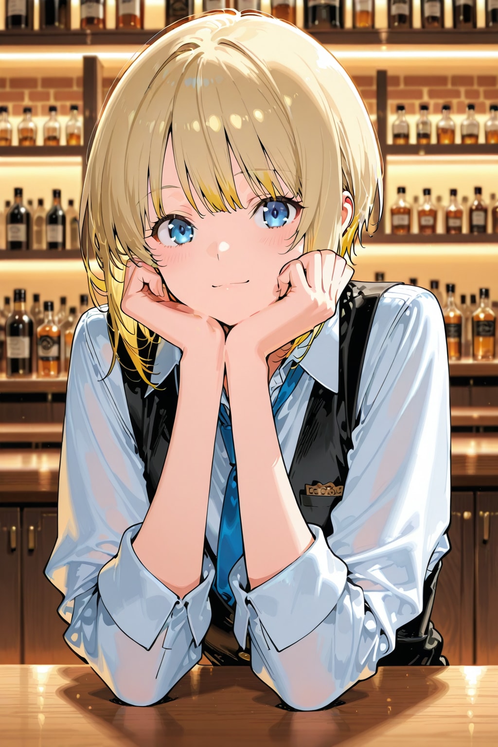 酒場の女の子