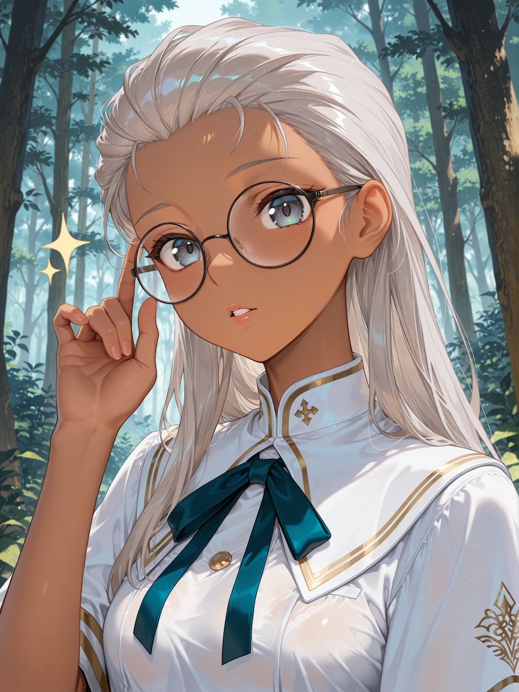 優等生ちゃん、没絵だけど可愛くできたので投稿