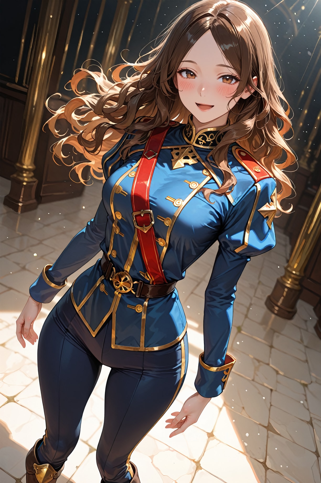 酸川友里奈さん　軍装 | の人気AIイラスト・グラビア