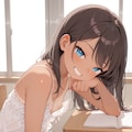見せてくるメスガキ 2枚目