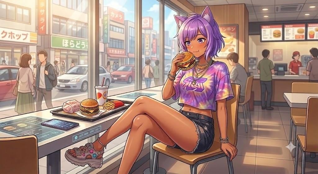 短パン日焼けギャルシス4枚
