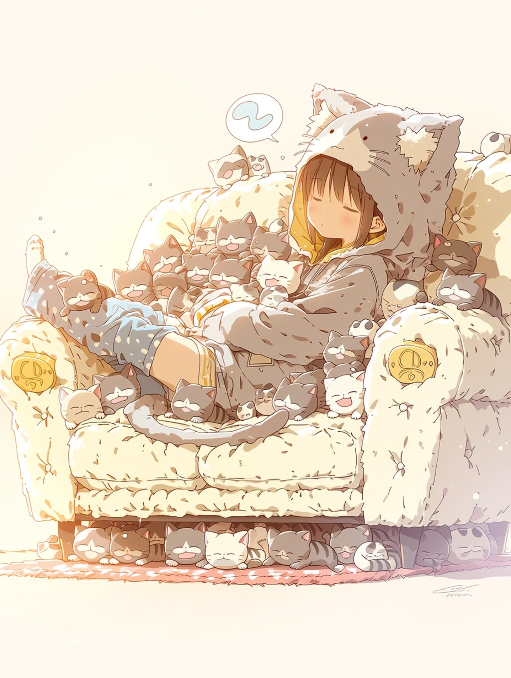 猫まみれ