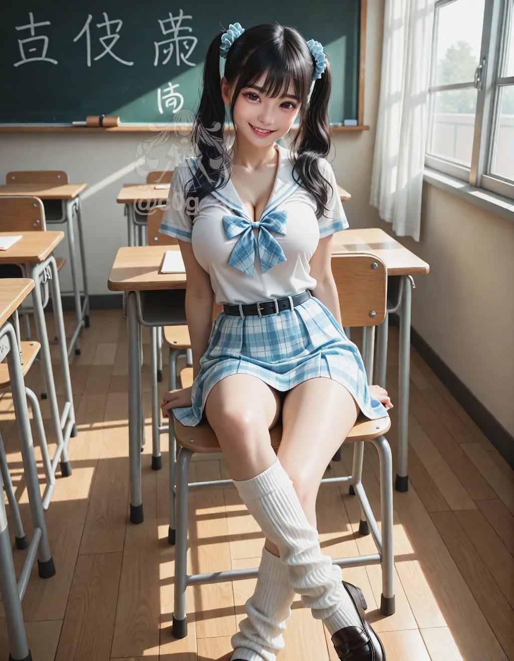 セーラーミニワンピ制服の陽菜々