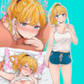 金髪ポニテ 4枚目
