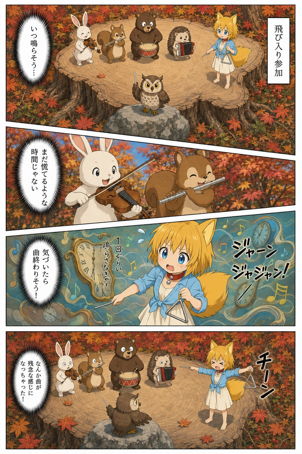 曲の大トリを飾ってしまうキツネ