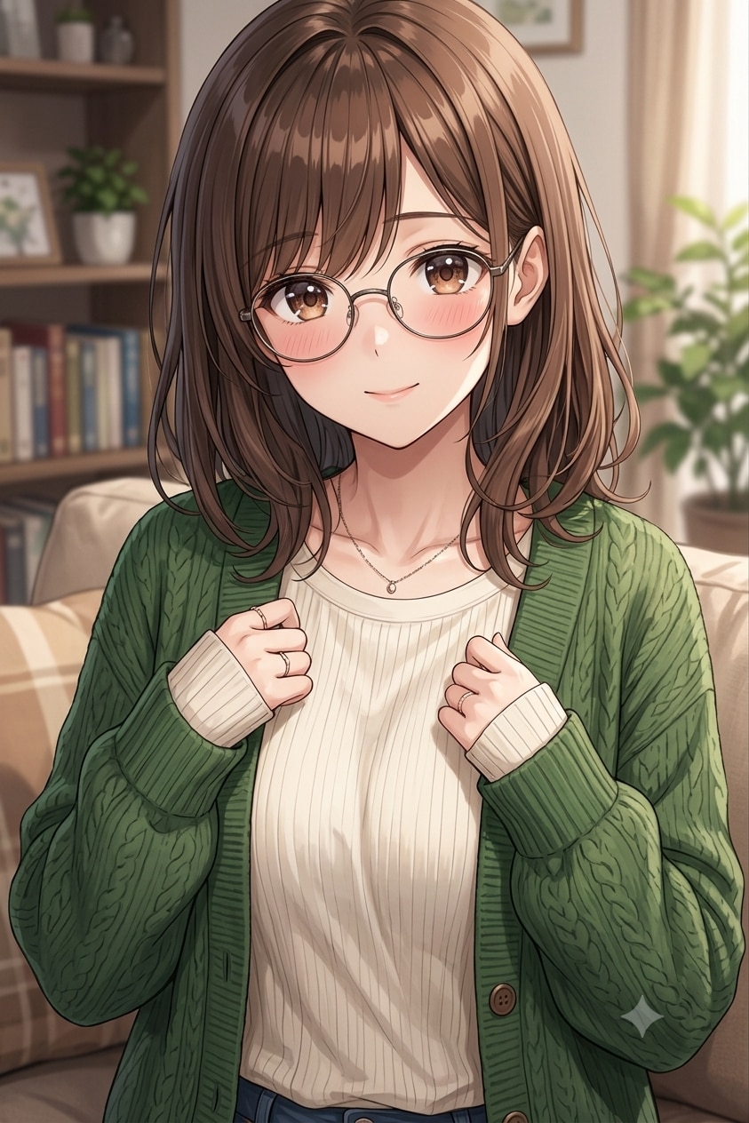 【カスミ】秋服 | の人気AIイラスト・グラビア