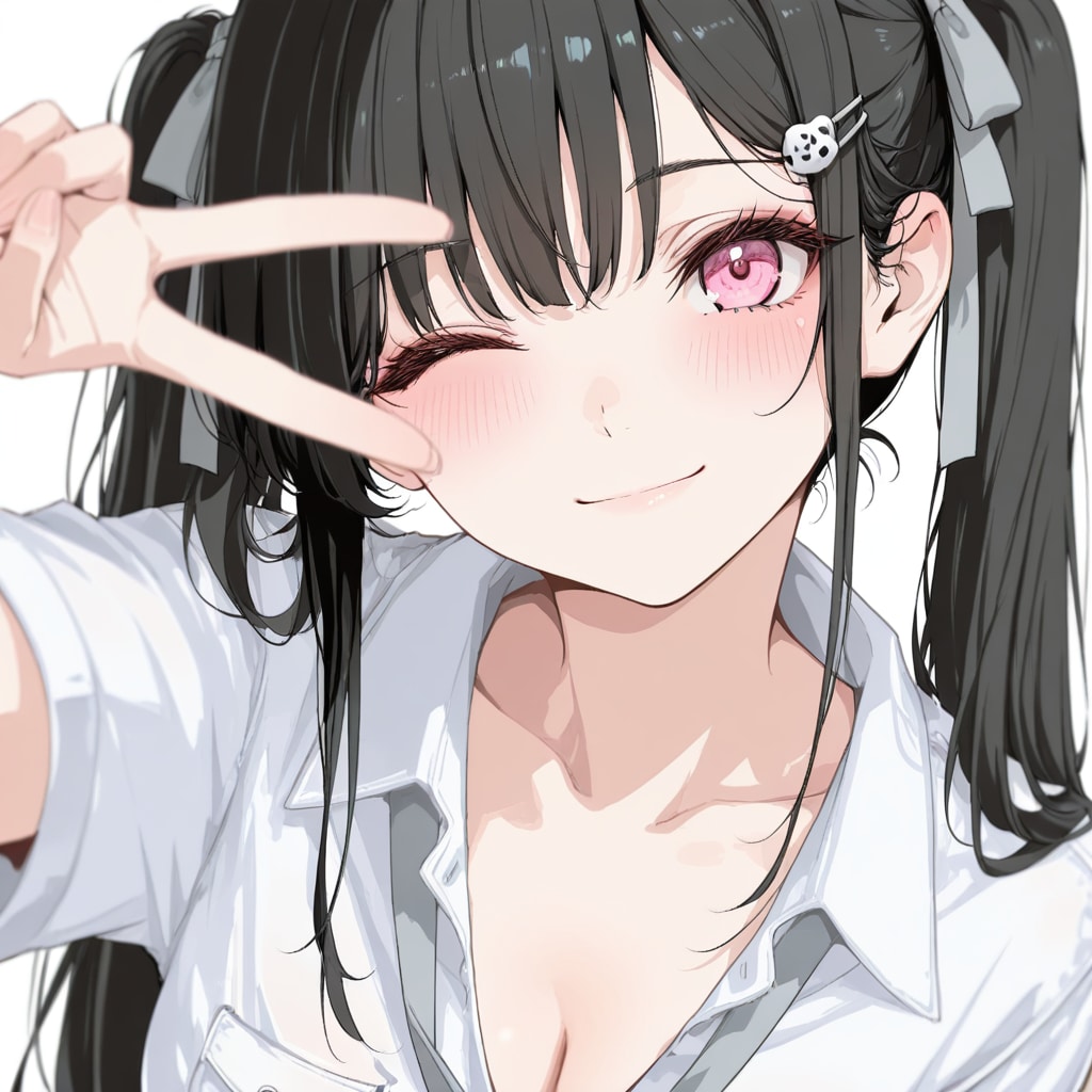 黒髪ツインテ娘（APRICOT版）