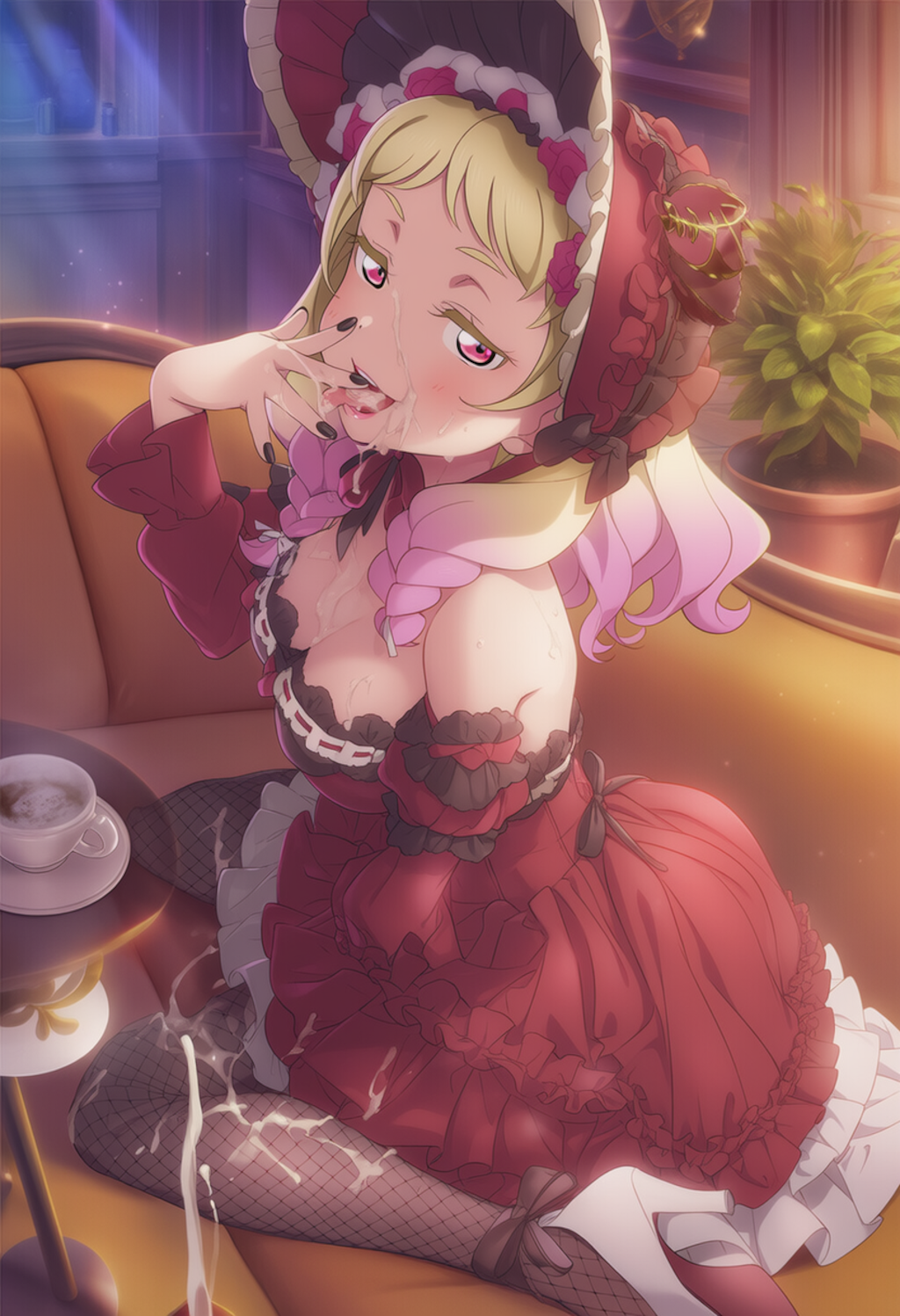 ミルクはコーヒーの中に入れてね