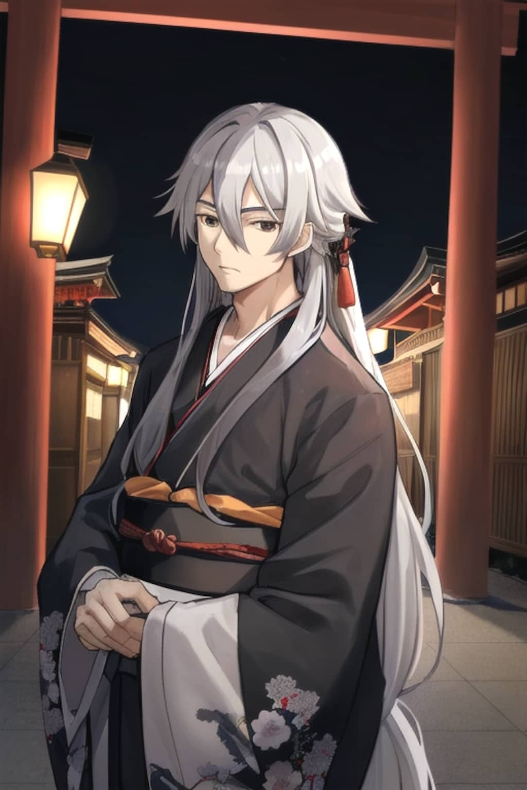 夜の神社4   1つ前のリベンジ