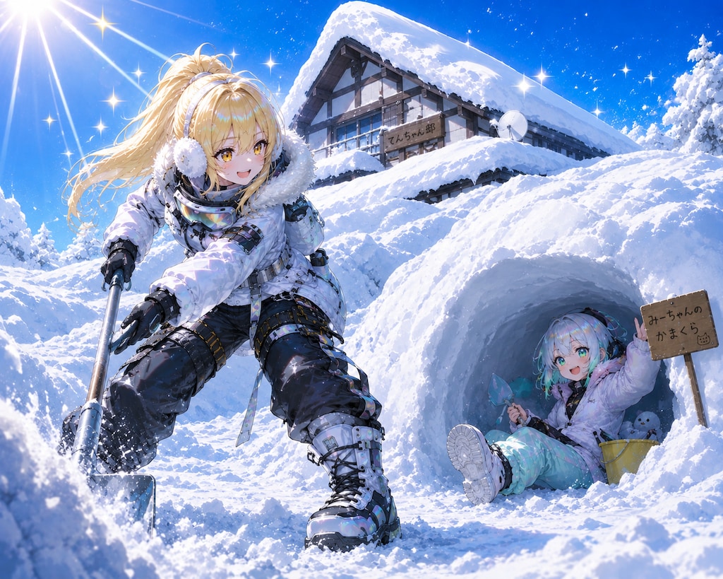 雪のかまくら☆