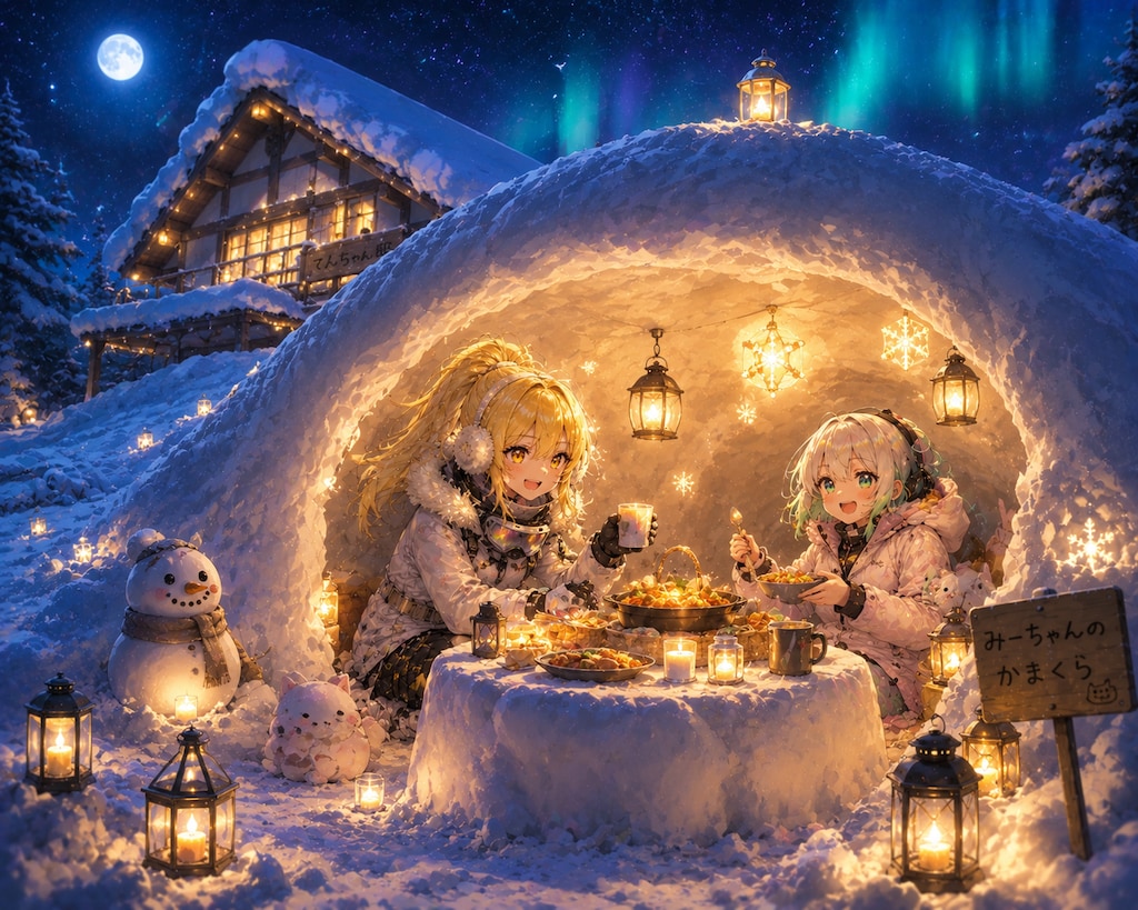 雪のかまくら☆