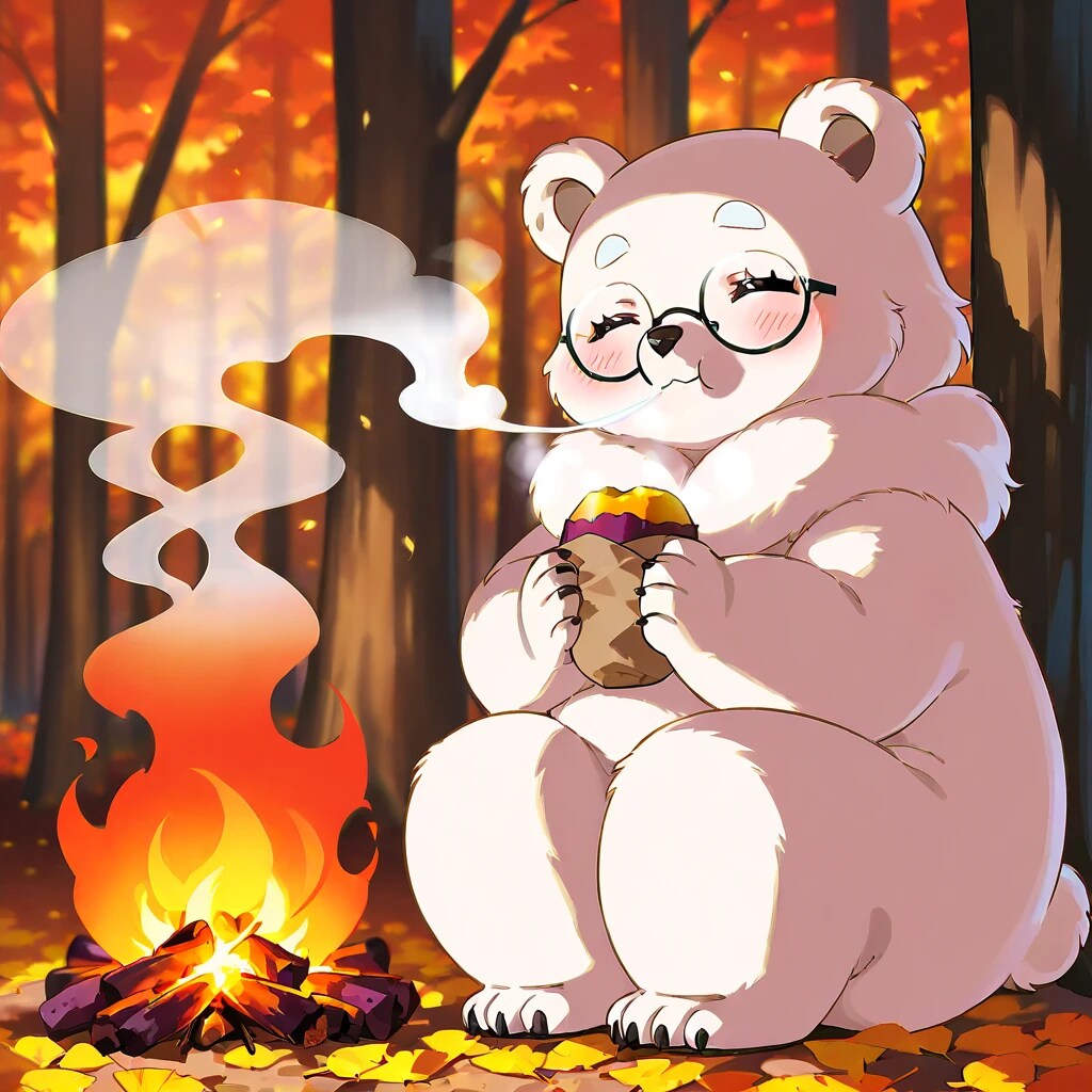 秋はやっぱり焼き芋ねぇ