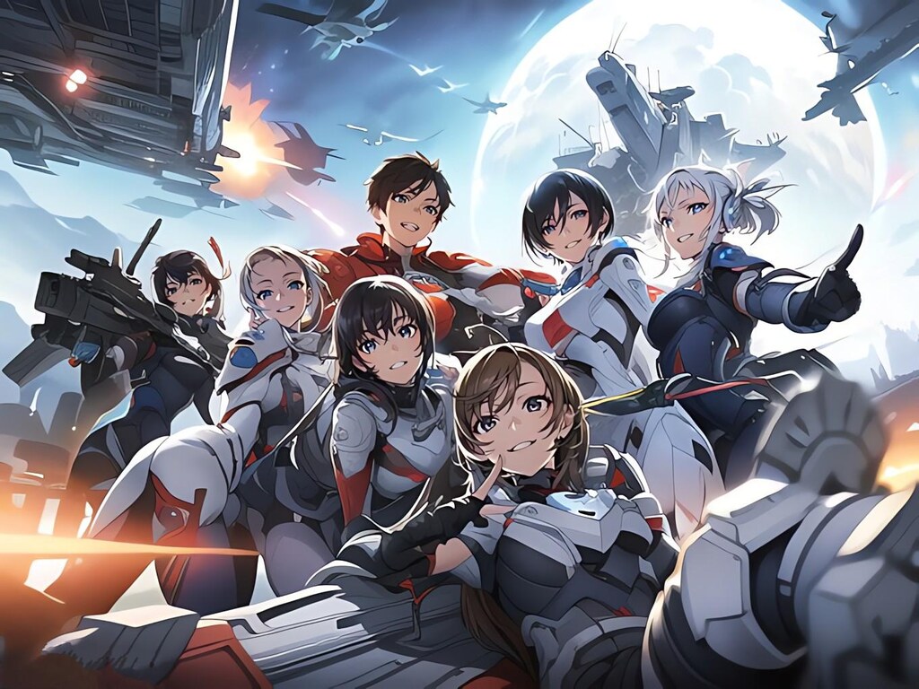 SFアニメプロモーション画像風