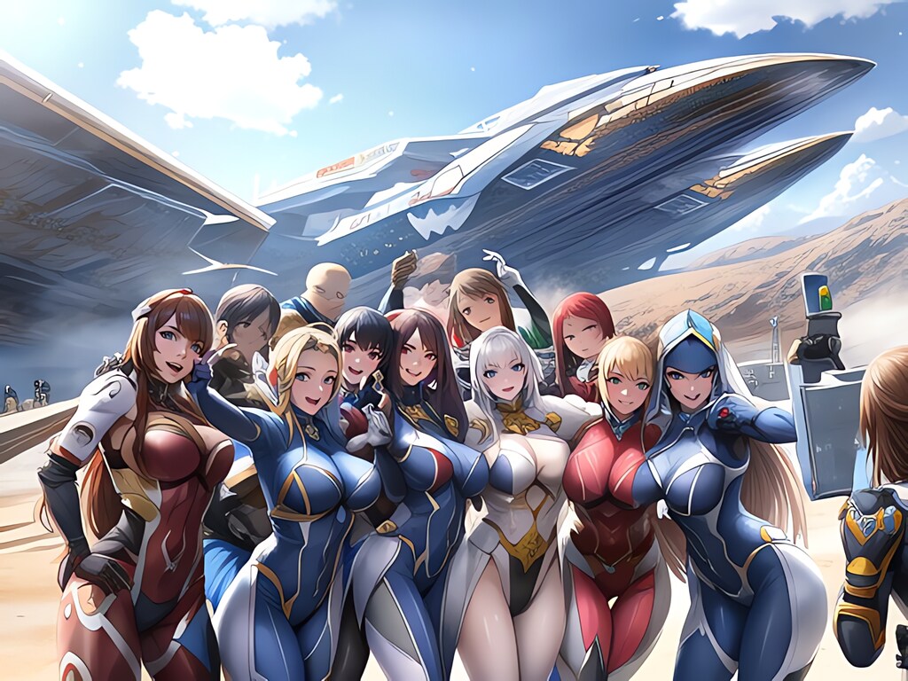 SFアニメプロモーション画像風
