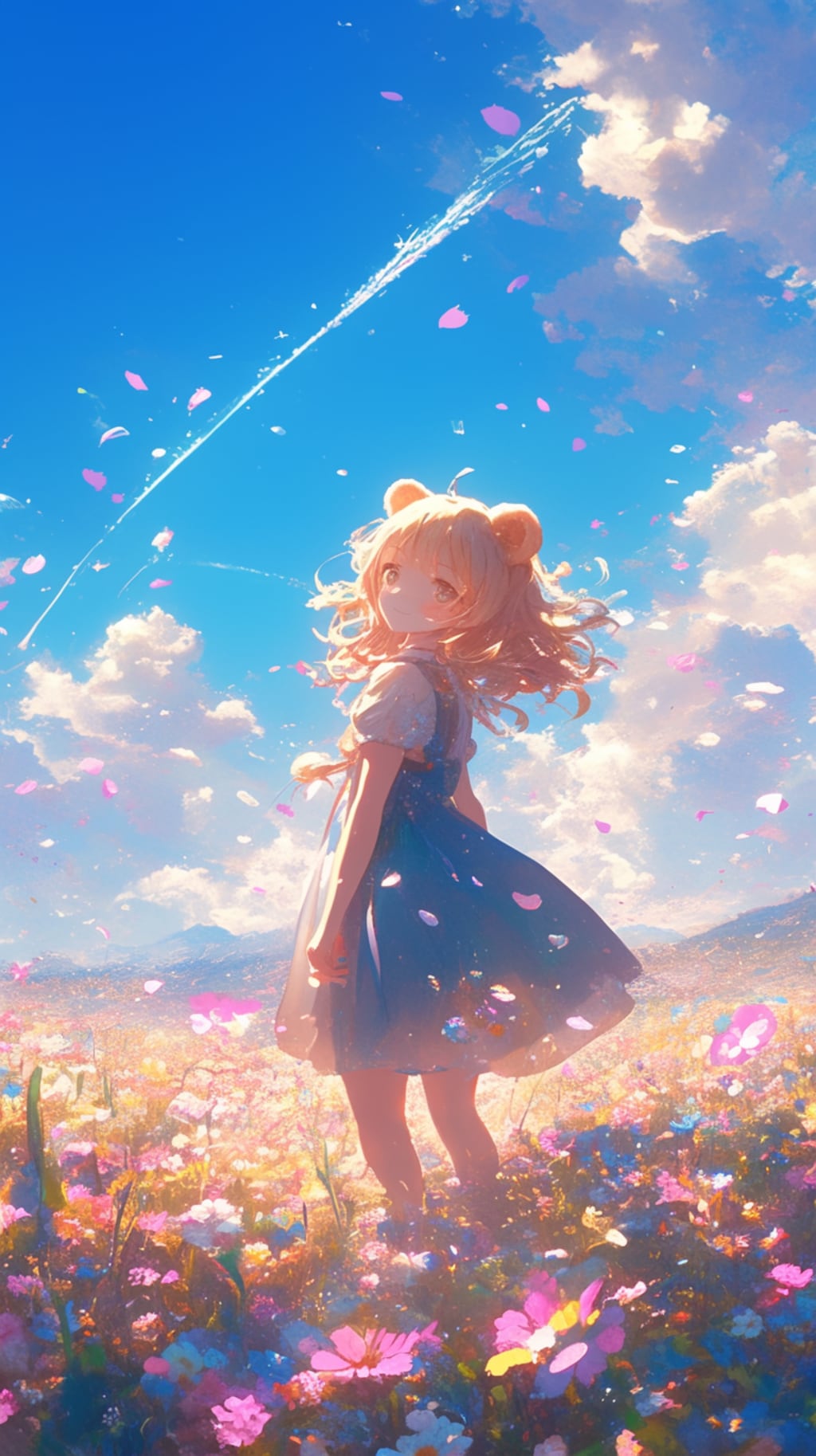 くま娘と青空🐾