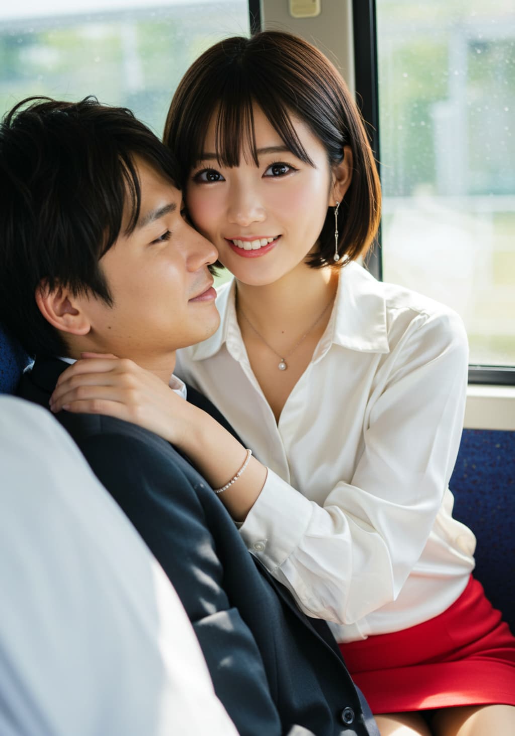 今日の隣席の女性
