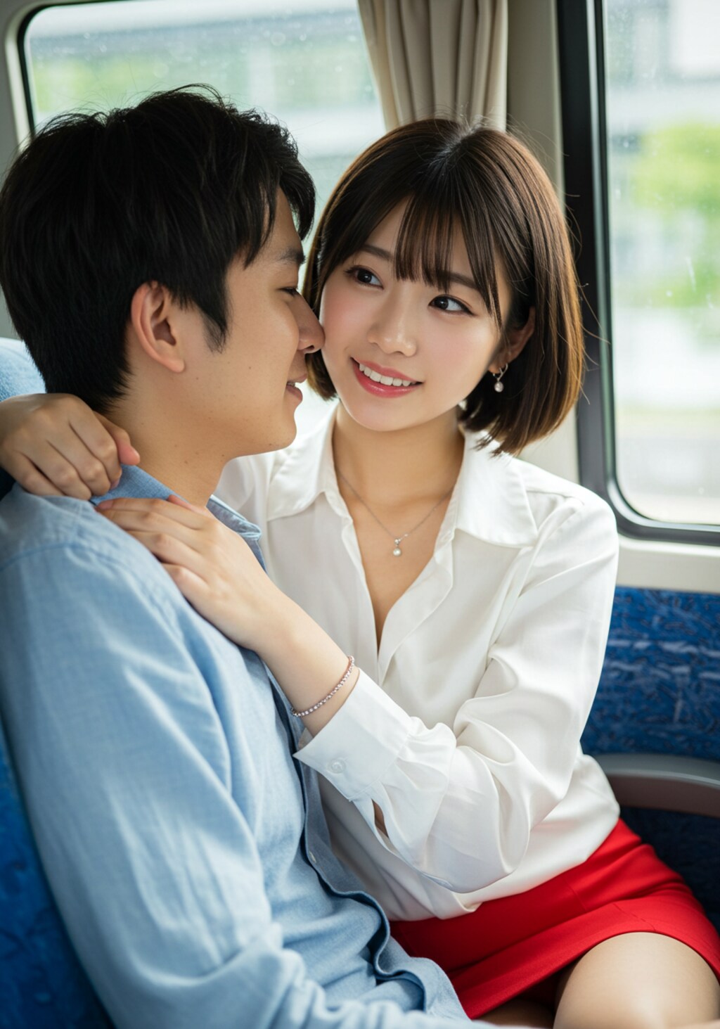今日の隣席の女性