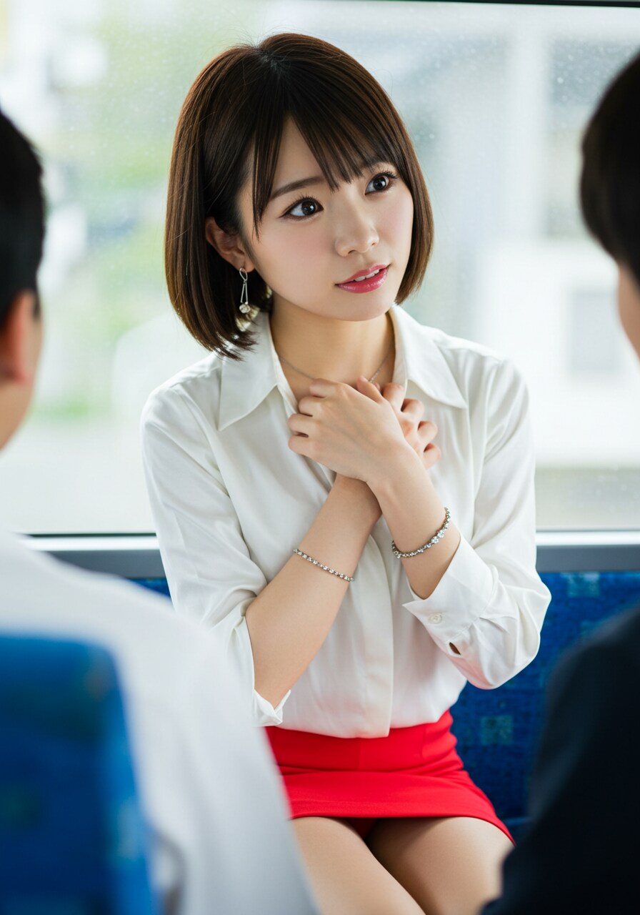 今日の隣席の女性