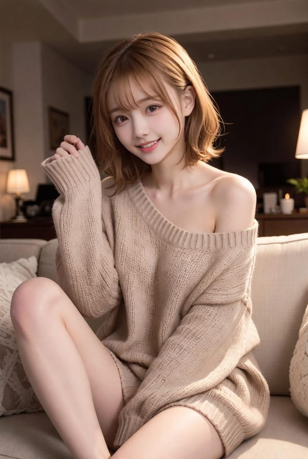 やっぱすっごくおおきいねえ。ぶかぶかだよう