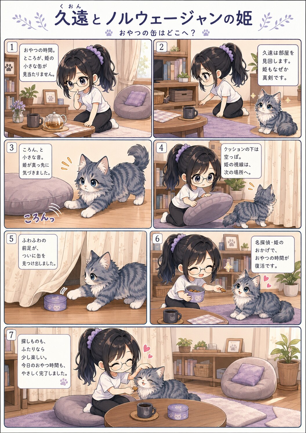Cat Manga / 猫漫画 #patreon #猫漫画 #ちびキャラ #可愛い #猫好き #AI漫画 #猫あるある #manga #comic #cat #catcomic #catmanga | の人気AIイラスト・グラビア