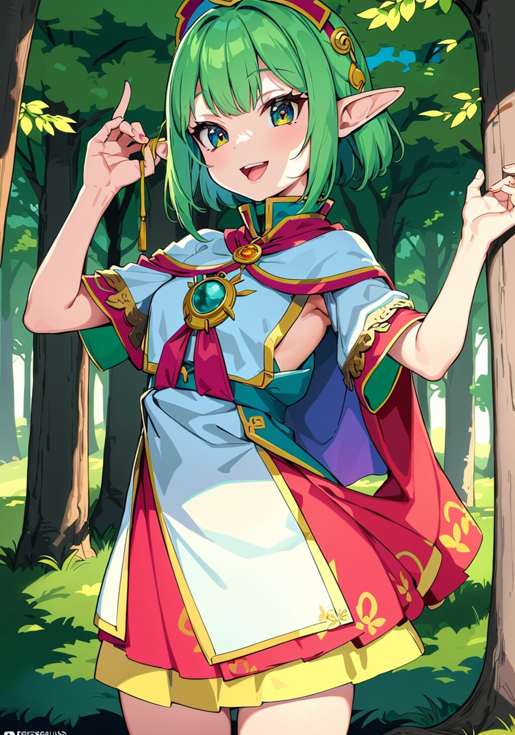 今日はエルフを召喚