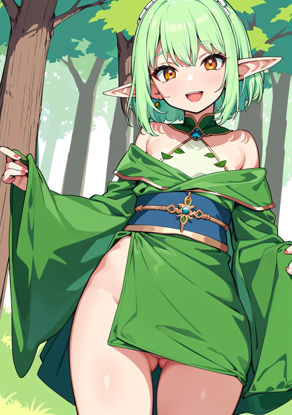 今日はエルフを召喚