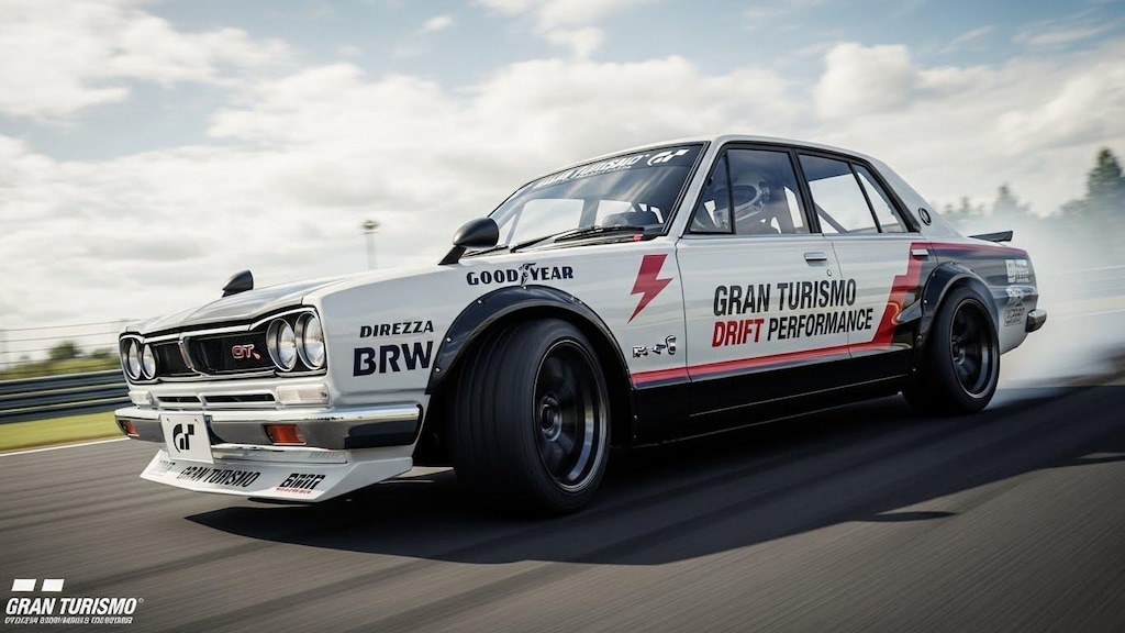 グランツーリスモスカイラインセダンのドリ車