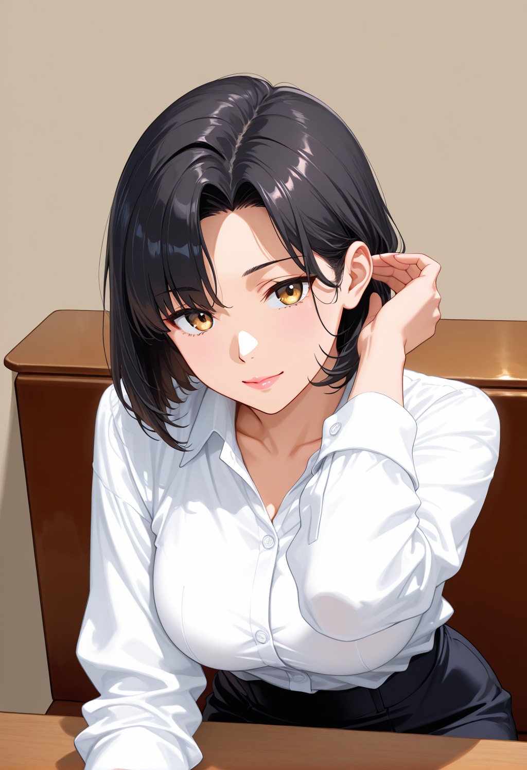 ふふっ、そんなに見つめて…何かしら？