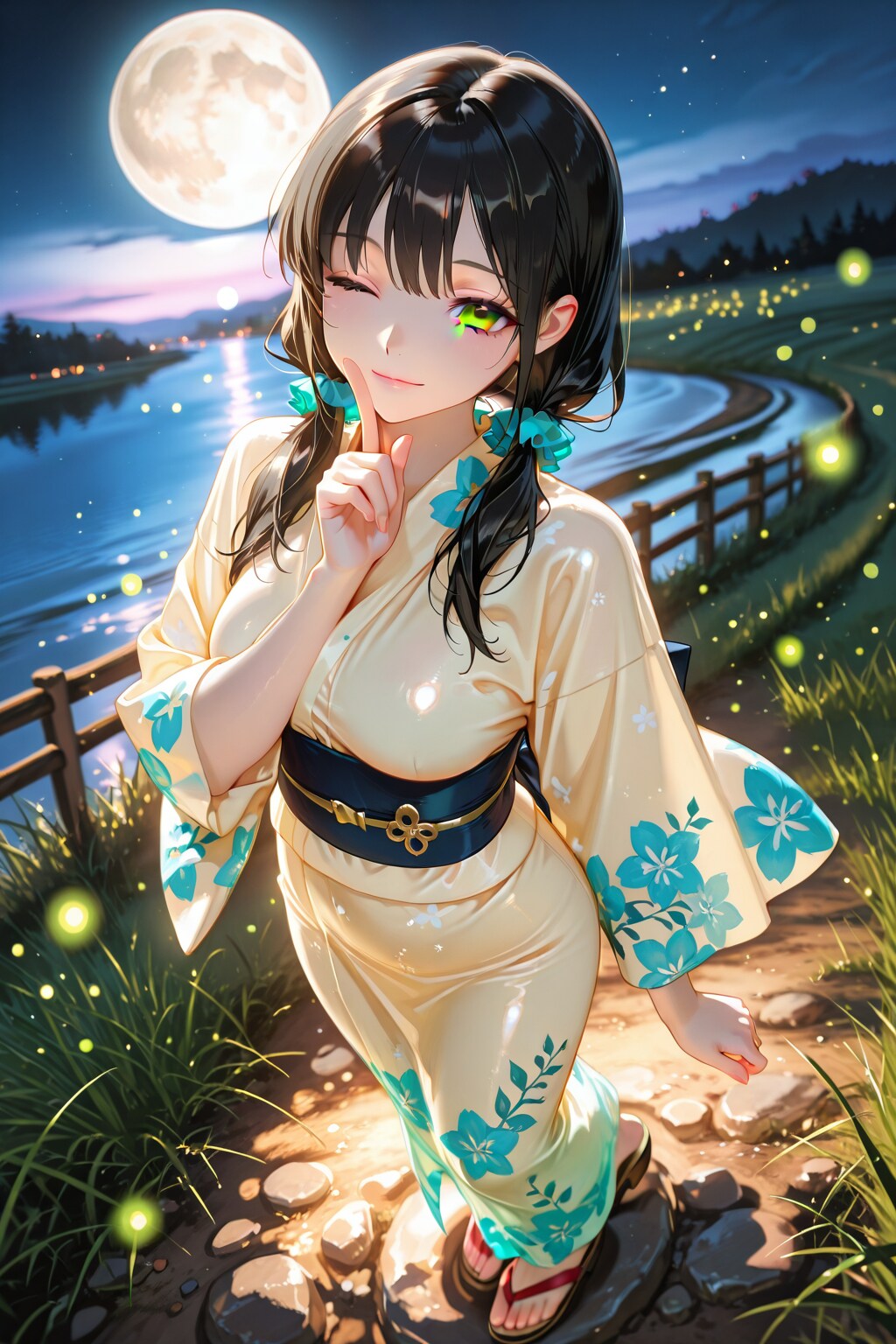 綺麗だね❤️しぃ～❤️………あ❤️お兄ちゃん❤️あっちにもたくさんいるよ❤️
