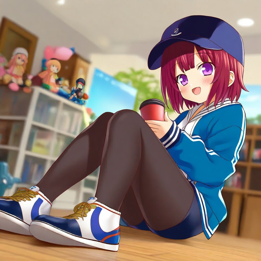 休憩中のマネージャー