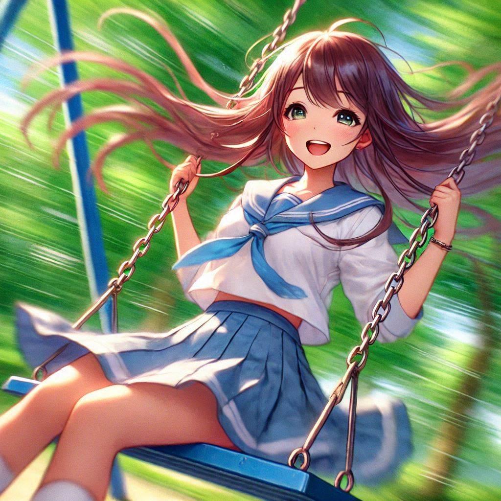 ブランコ | の人気AIイラスト・グラビア