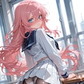 えきどな(ECHIDNA)ちゃんのえっちな後ろ姿 2枚目