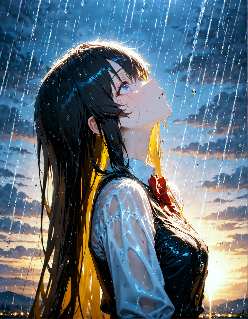 今日は雨