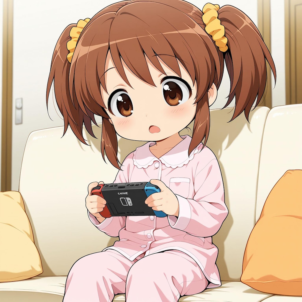 早く寝なさいっ！