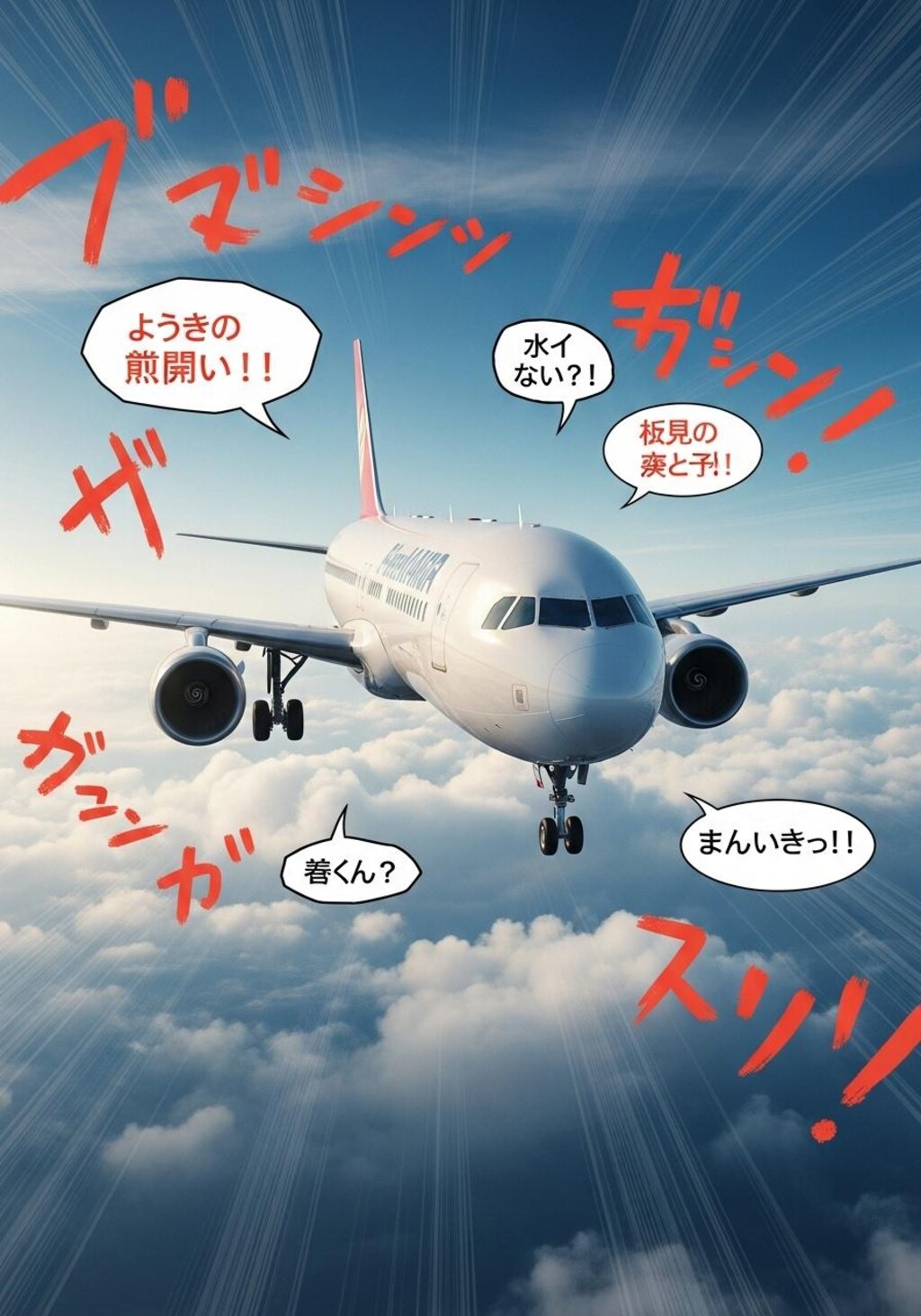 今日は旅客機を喋らせてみた