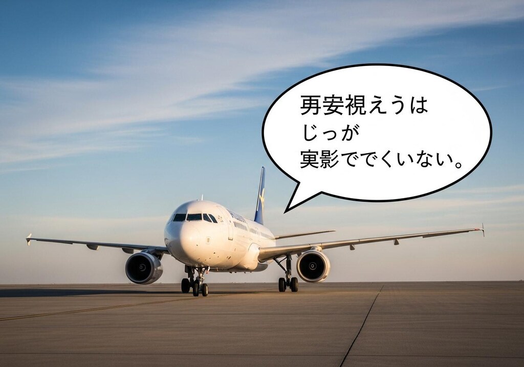 今日は旅客機を喋らせてみた