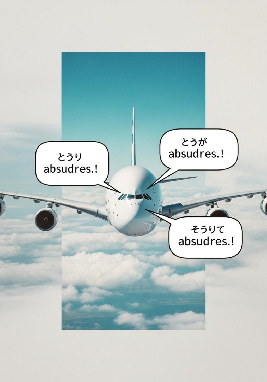 今日は旅客機を喋らせてみた