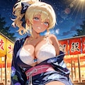 ポニーテールちゃん夏限定仕様 浴衣で足の裏 2枚目
