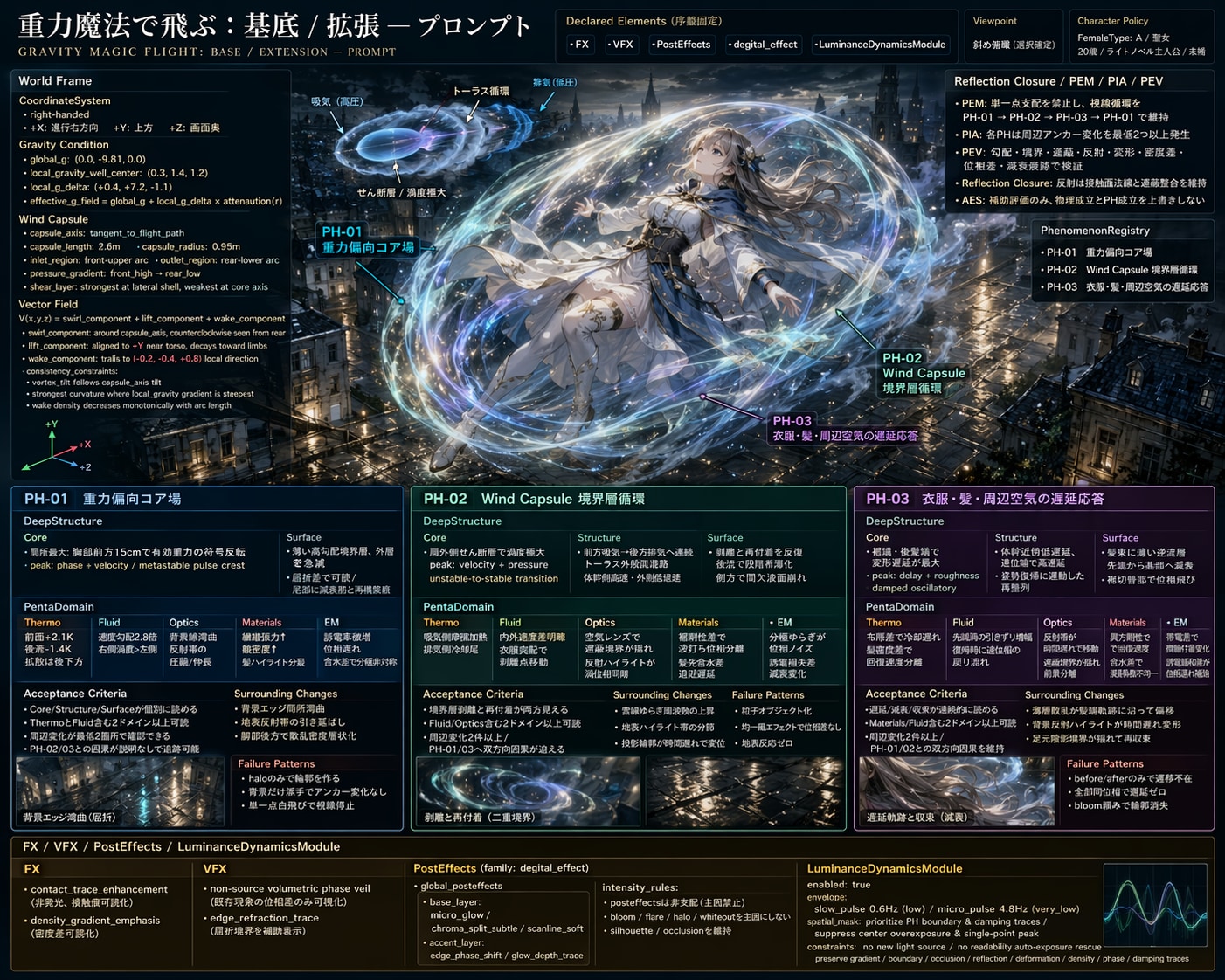 重力魔法で飛翔 | の人気AIイラスト・グラビア