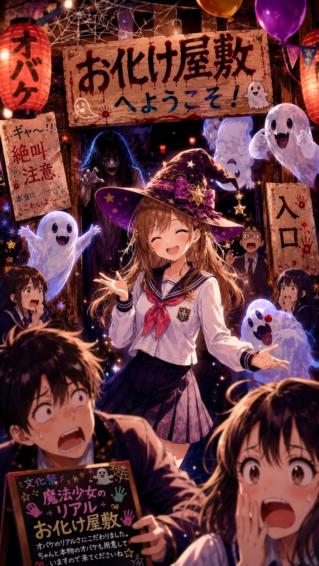 文化祭【魔法少女のリアルお化け屋敷】
