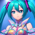 初音ミク　　Grok3版 3枚目