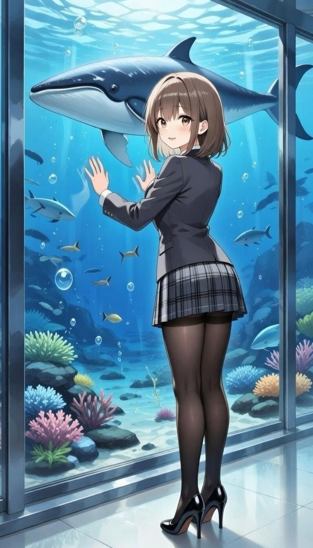 「昨日は水族館に行って来たよ♪」