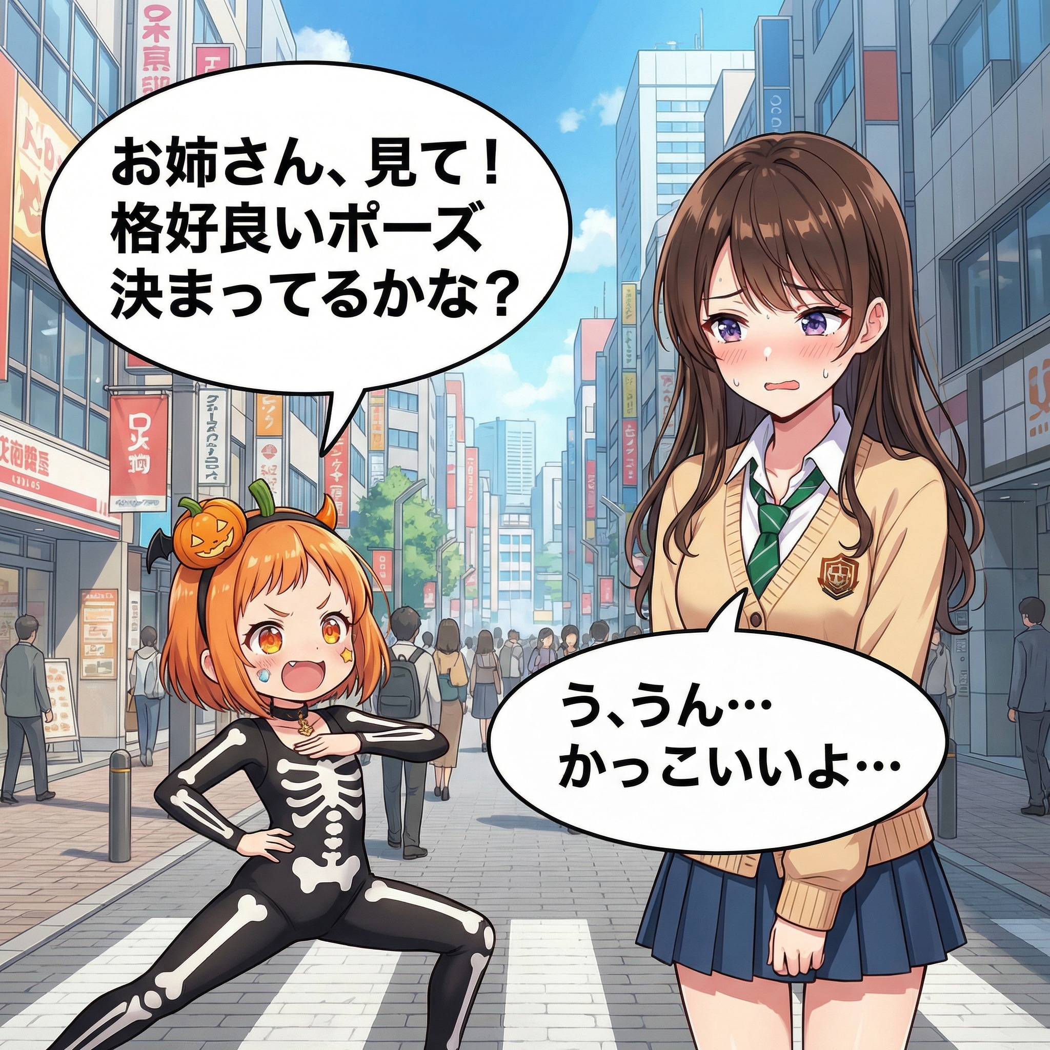 変なキッズに絡まれる吉城寺冴ちゃん
