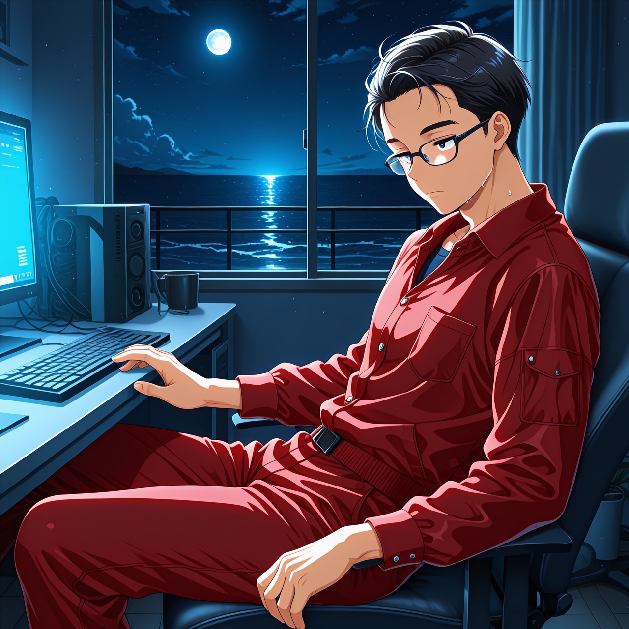 経理作業が終わらない | の人気AIイラスト・グラビア