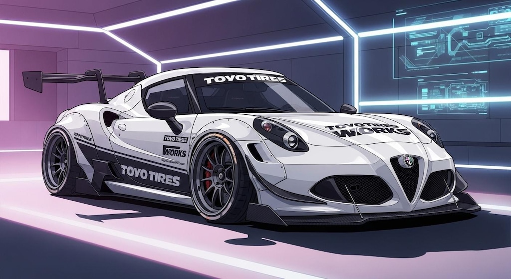 トーヨータイヤアルファロメオスパイダー