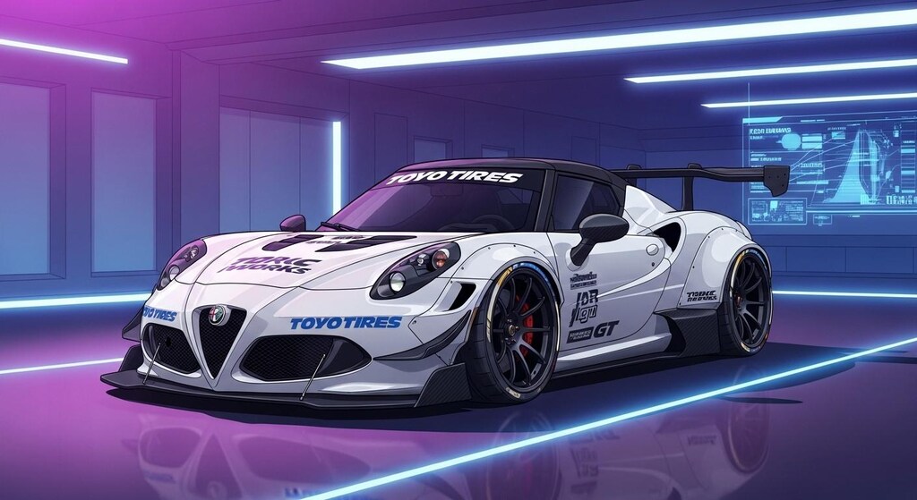 トーヨータイヤアルファロメオスパイダー