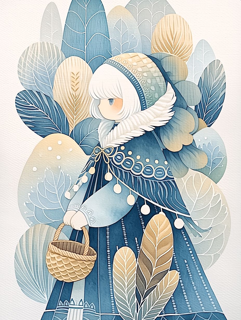 Blue plants girl | の人気AIイラスト・グラビア